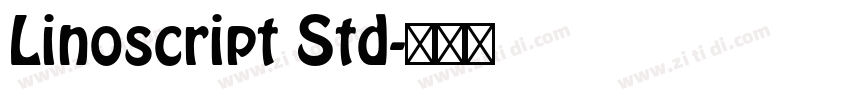 Linoscript Std字体转换